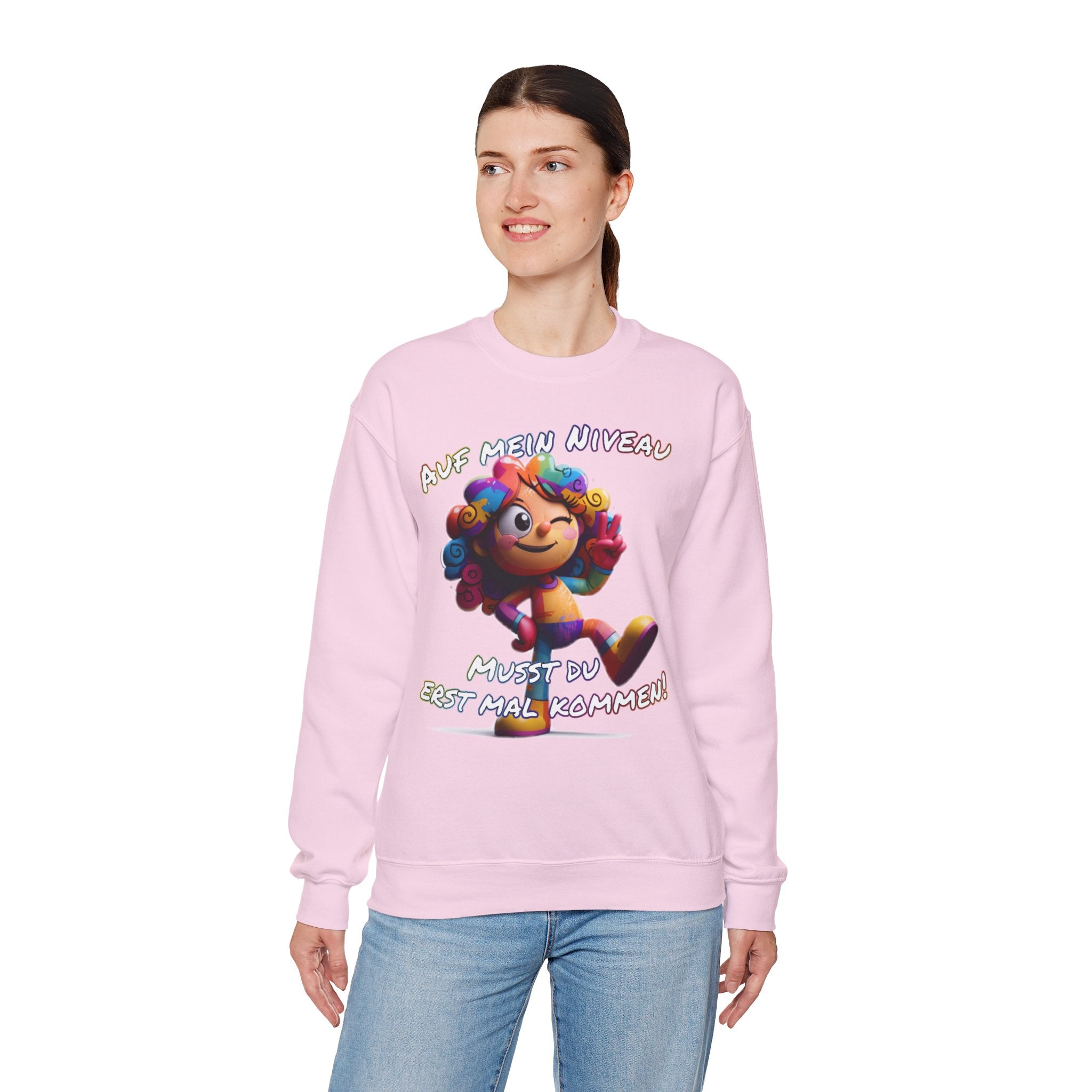 „Auf mein Niveau musst du erst mal kommen!“ Sweatshirt | Humor | Phönix-Potsdam®