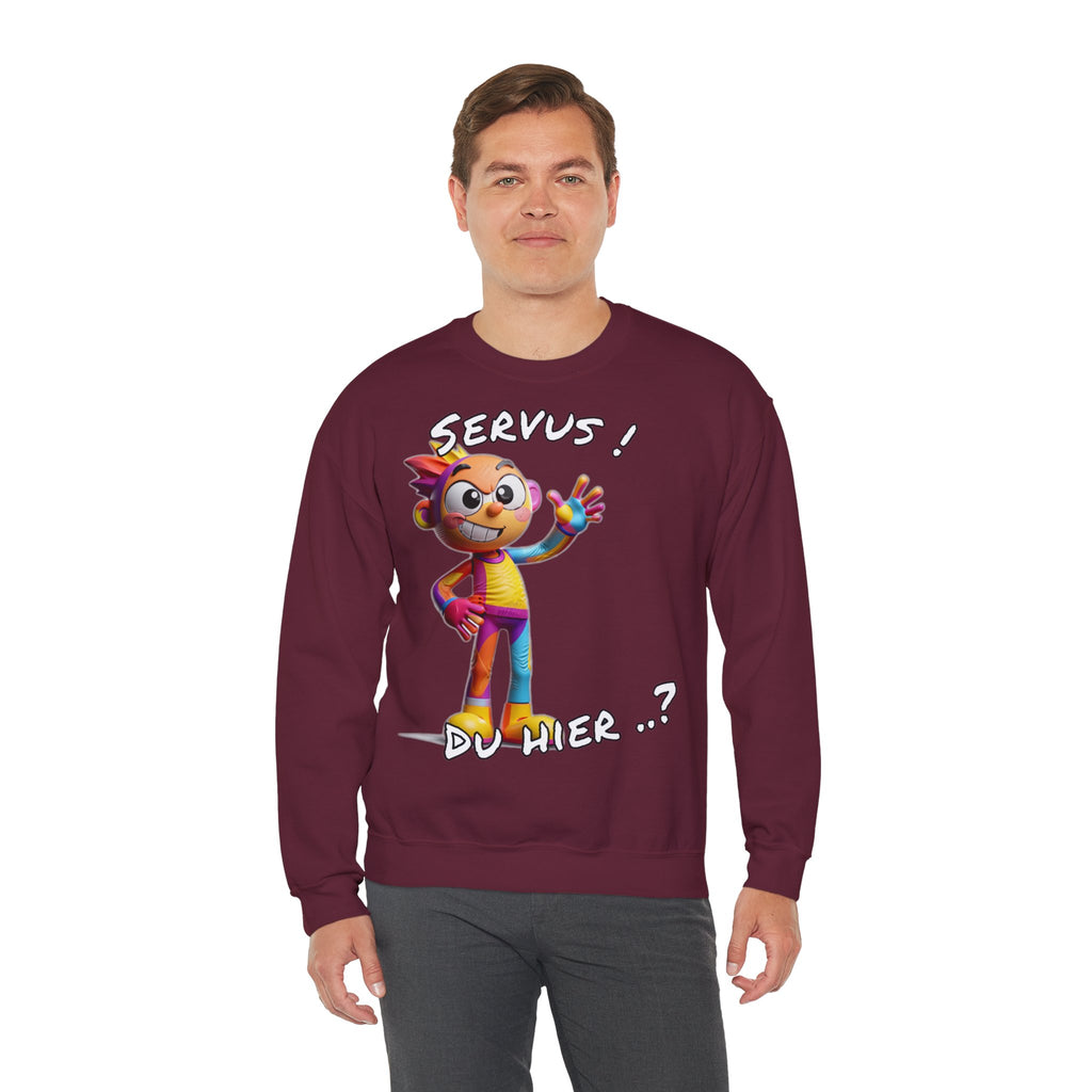 Sweatshirt „Servus! Du hier..?“ | Humor | Phönix-Potsdam®