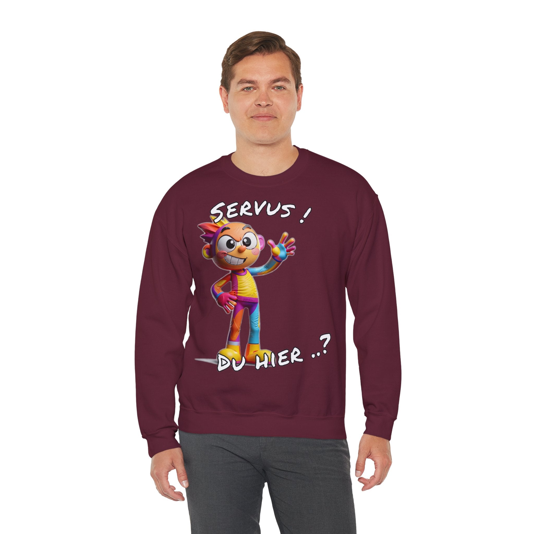 Sweatshirt „Servus! Du hier..?“ | Humor | Phönix-Potsdam®