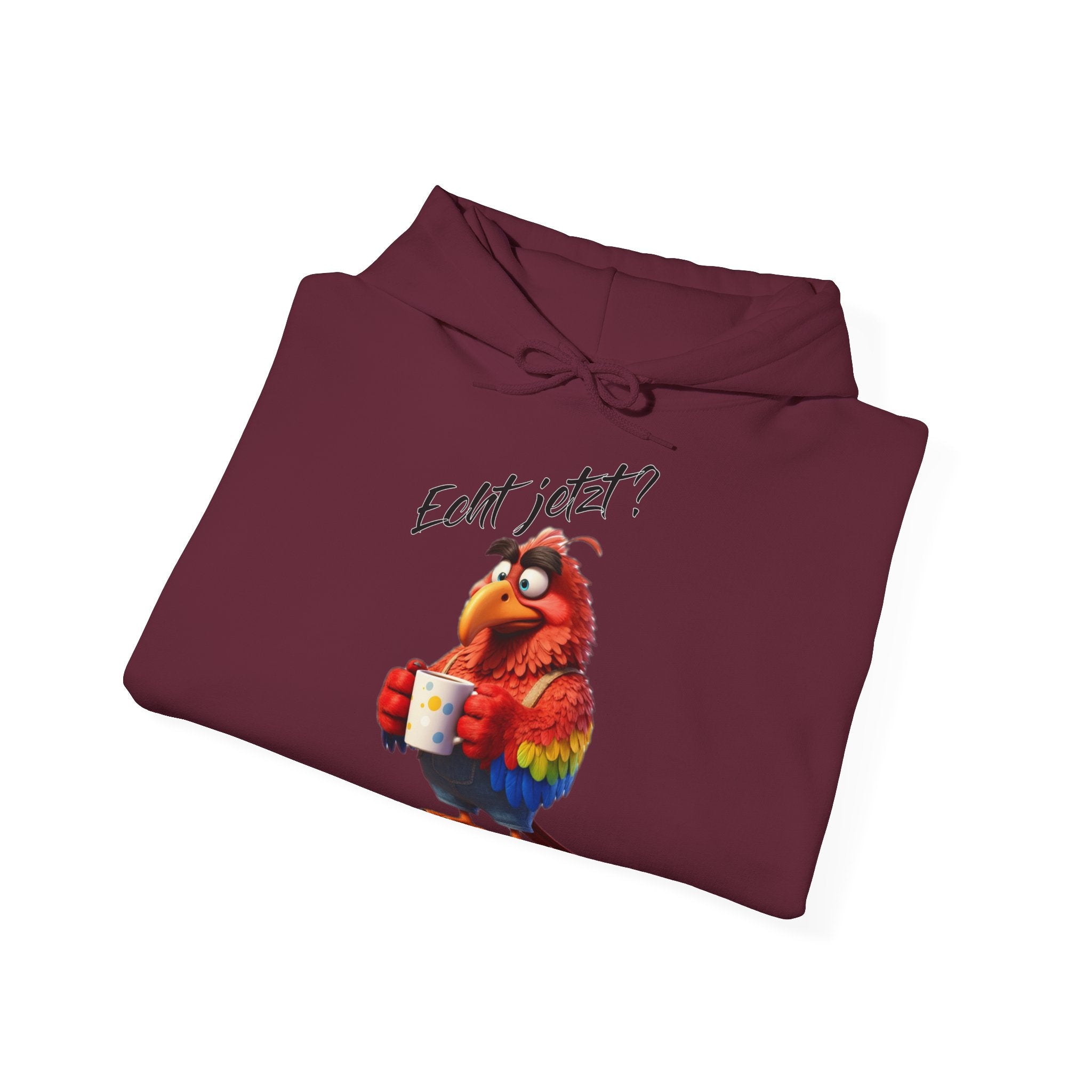 Papagei „Echt jetzt?“ Hoodie | Humor | Phönix-Potsdam®
