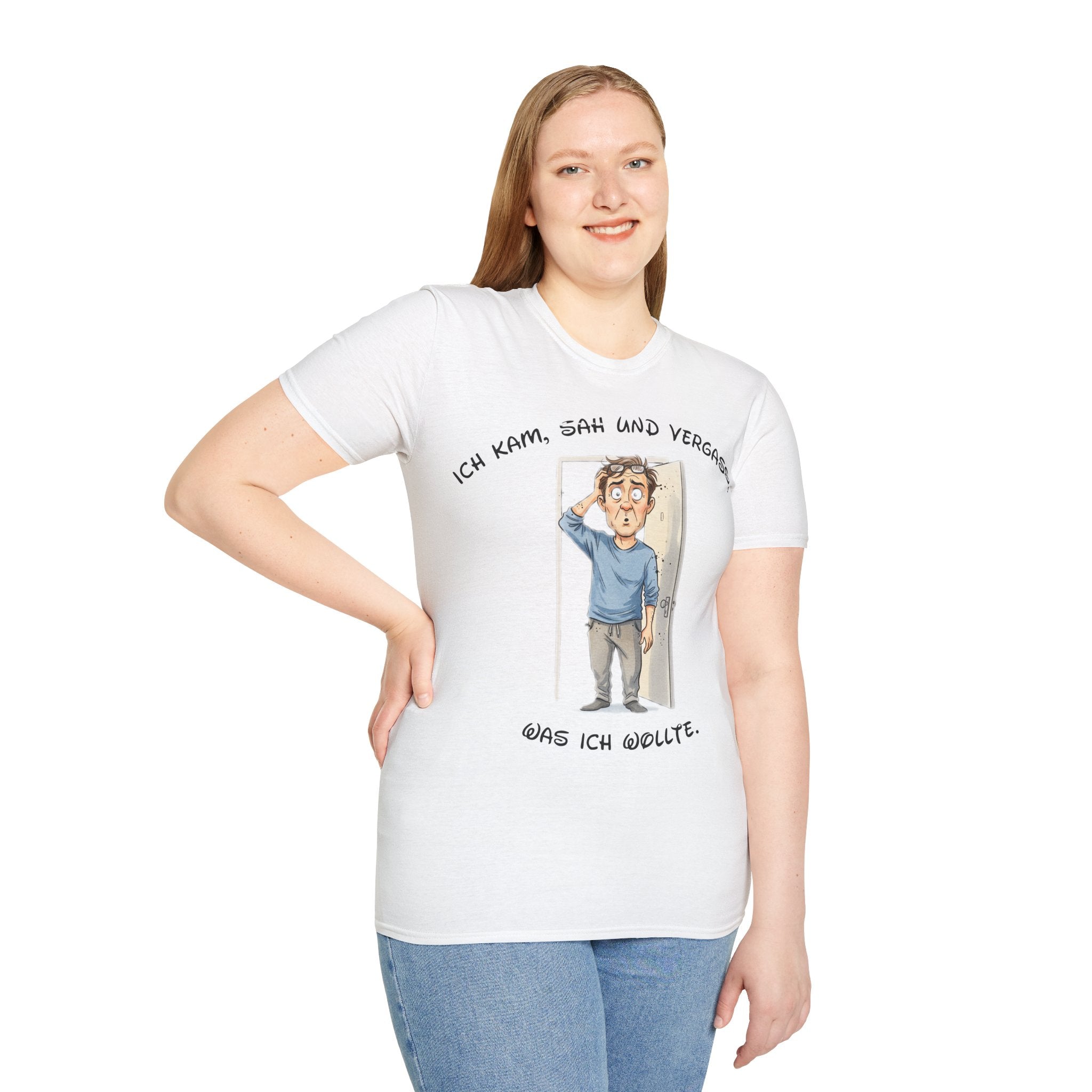 Ich kam, sah und vergaß T-Shirt | Karikatur | Phönix-Potsdam®