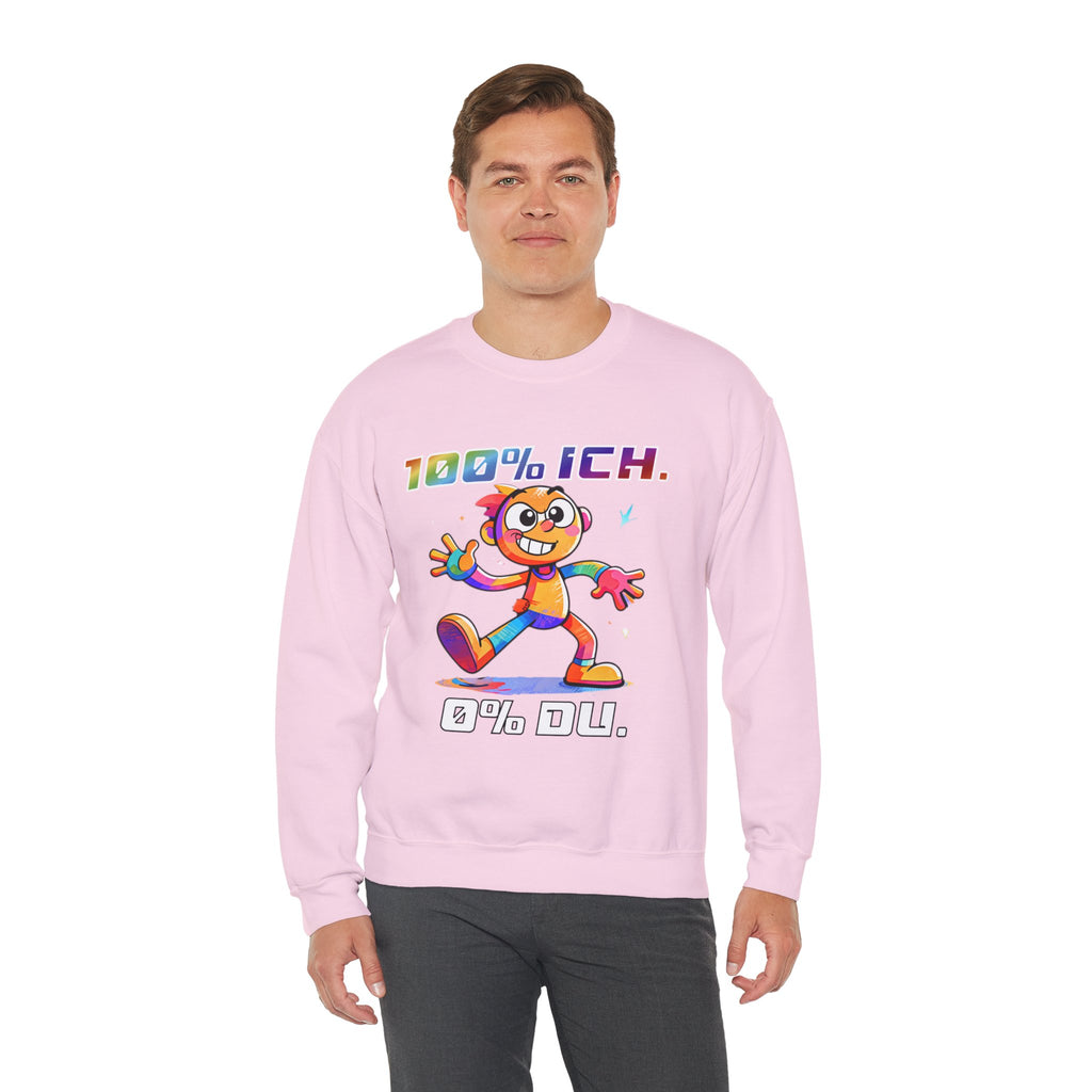 Sweatshirt „100 % ICH – 0 % DU“ | Humor | Phönix-Potsdam®