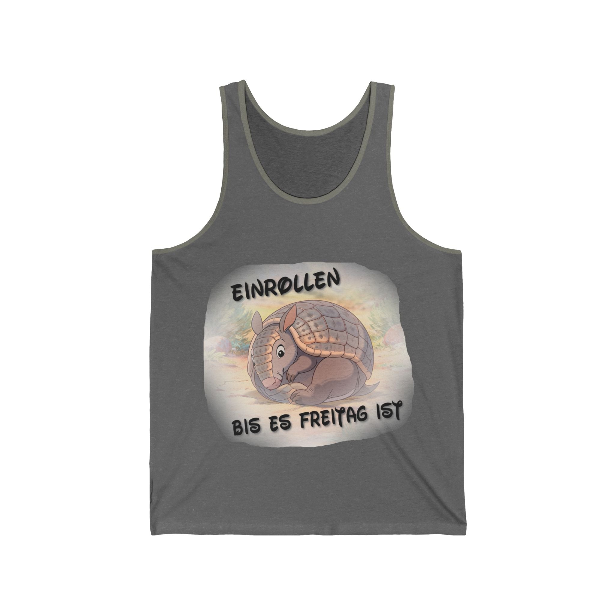 Gürteltier „Einrollen bis es Freitag ist“ Tank Top | Phönix-Potsdam®