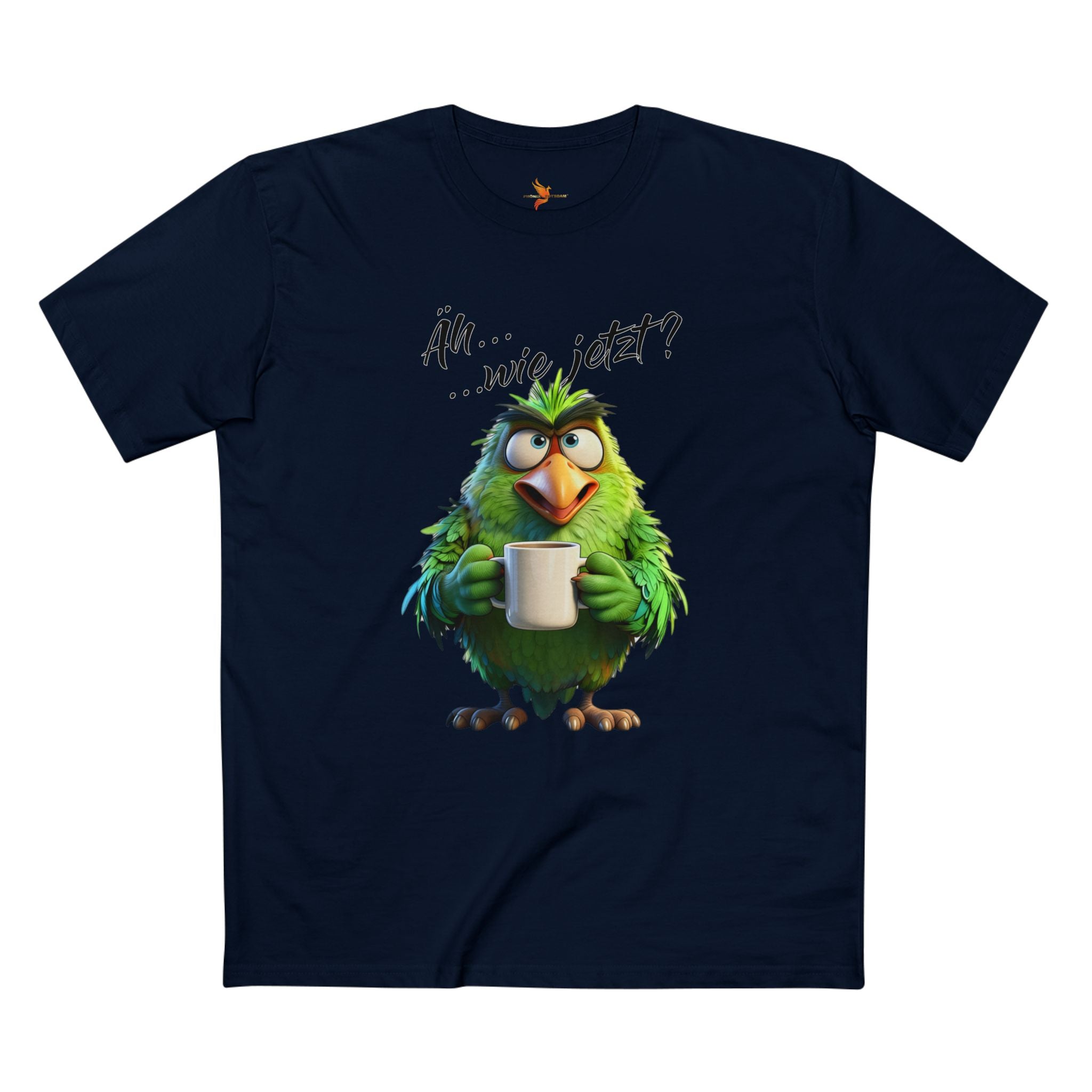 Papagei „Äh...wie jetzt?“ T-Shirt | Humor | Phönix-Potsdam®