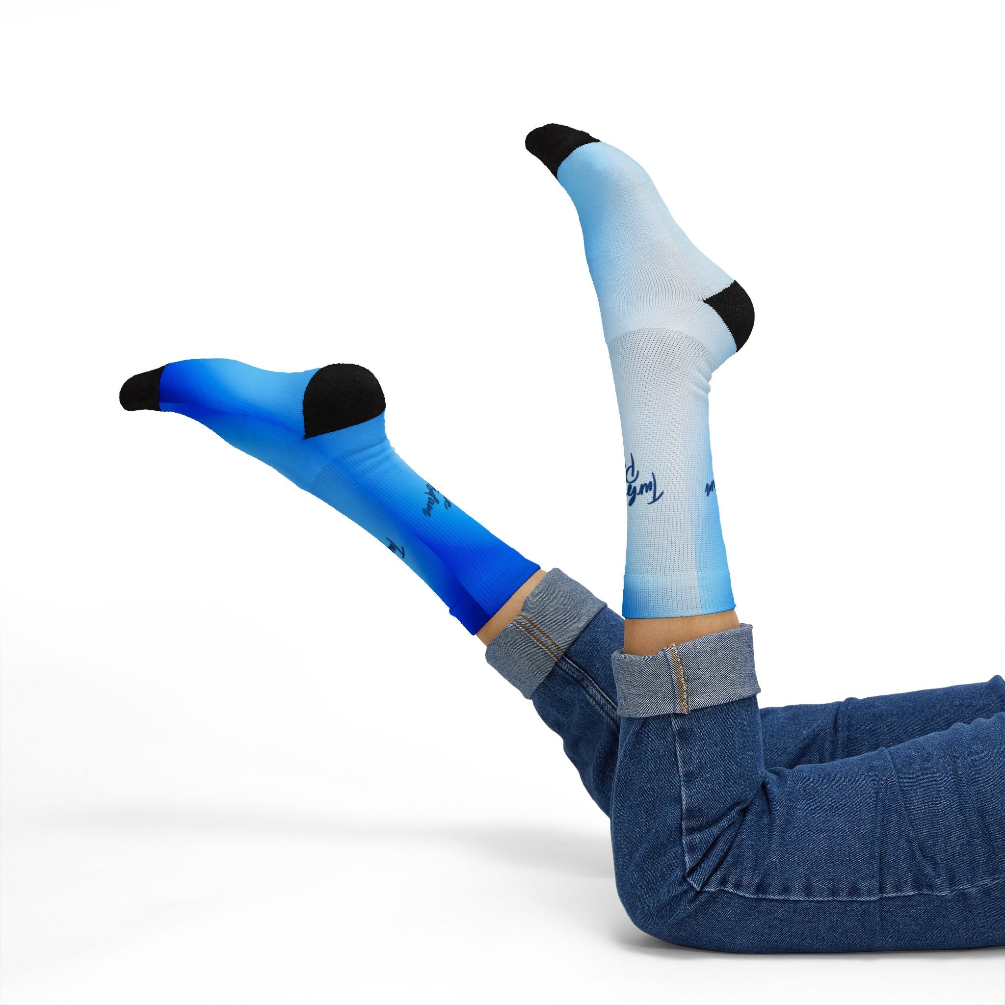 Socken „Turbine Potsdam“ | Blauer Farbverlauf | Phönix-Potsdam®