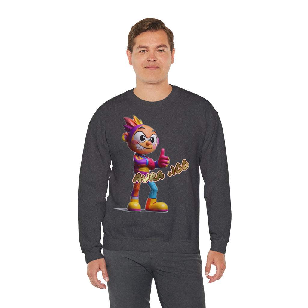 Sweatshirt „Aura +100“ | Humor | Phönix-Potsdam®