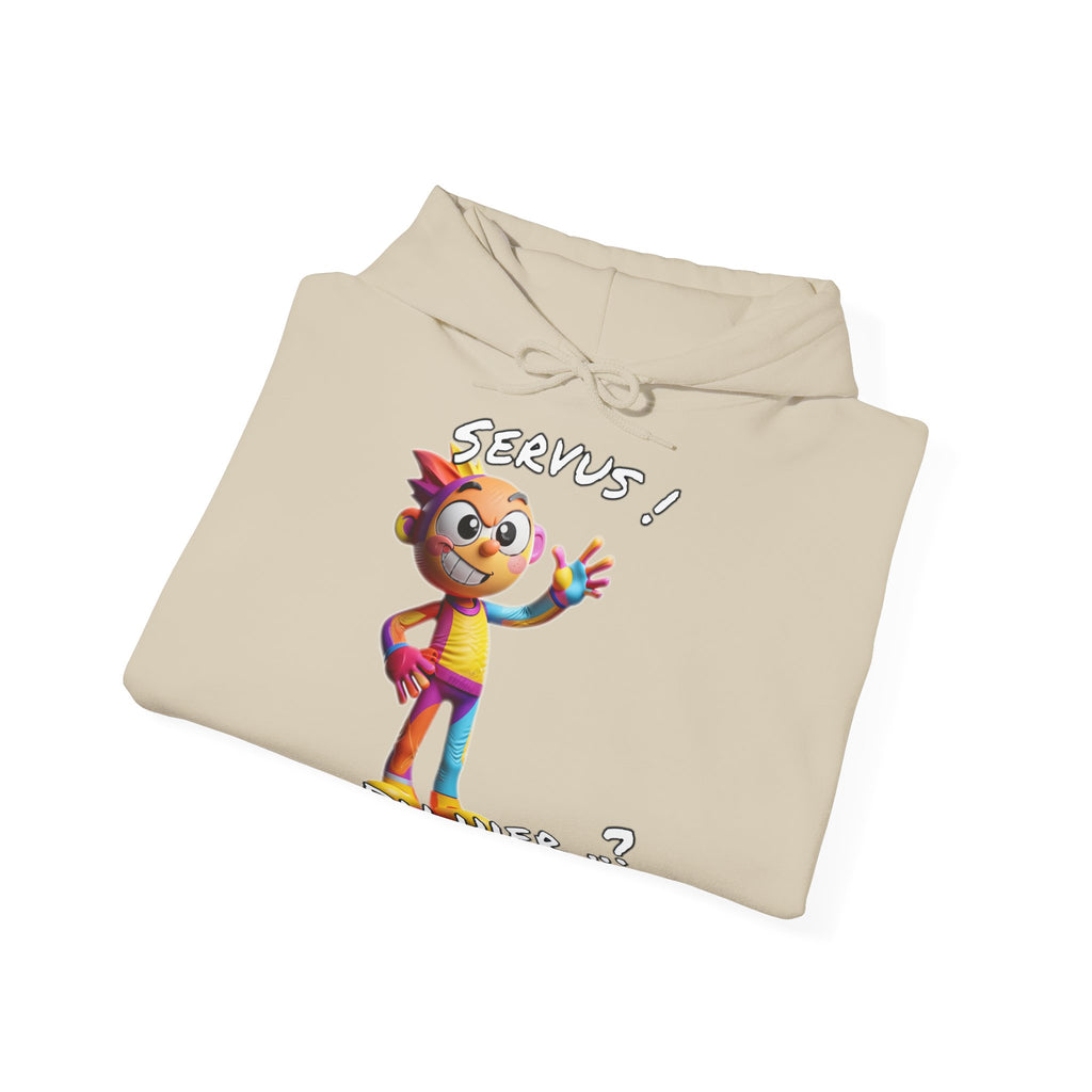 Hoodie „Servus! Du hier..?“ | Humor | Phönix-Potsdam®