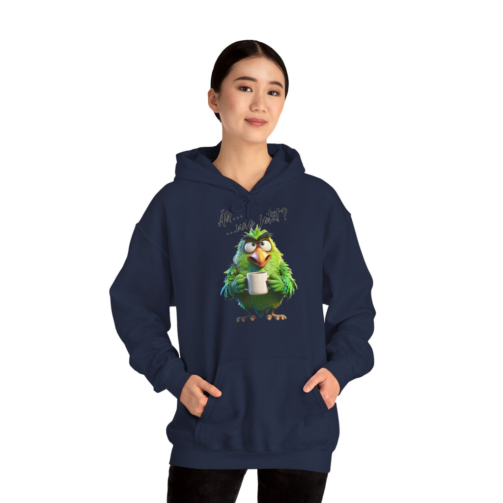 Papagei „Äh...wie jetzt?“ Hoodie | Humor | Phönix-Potsdam®