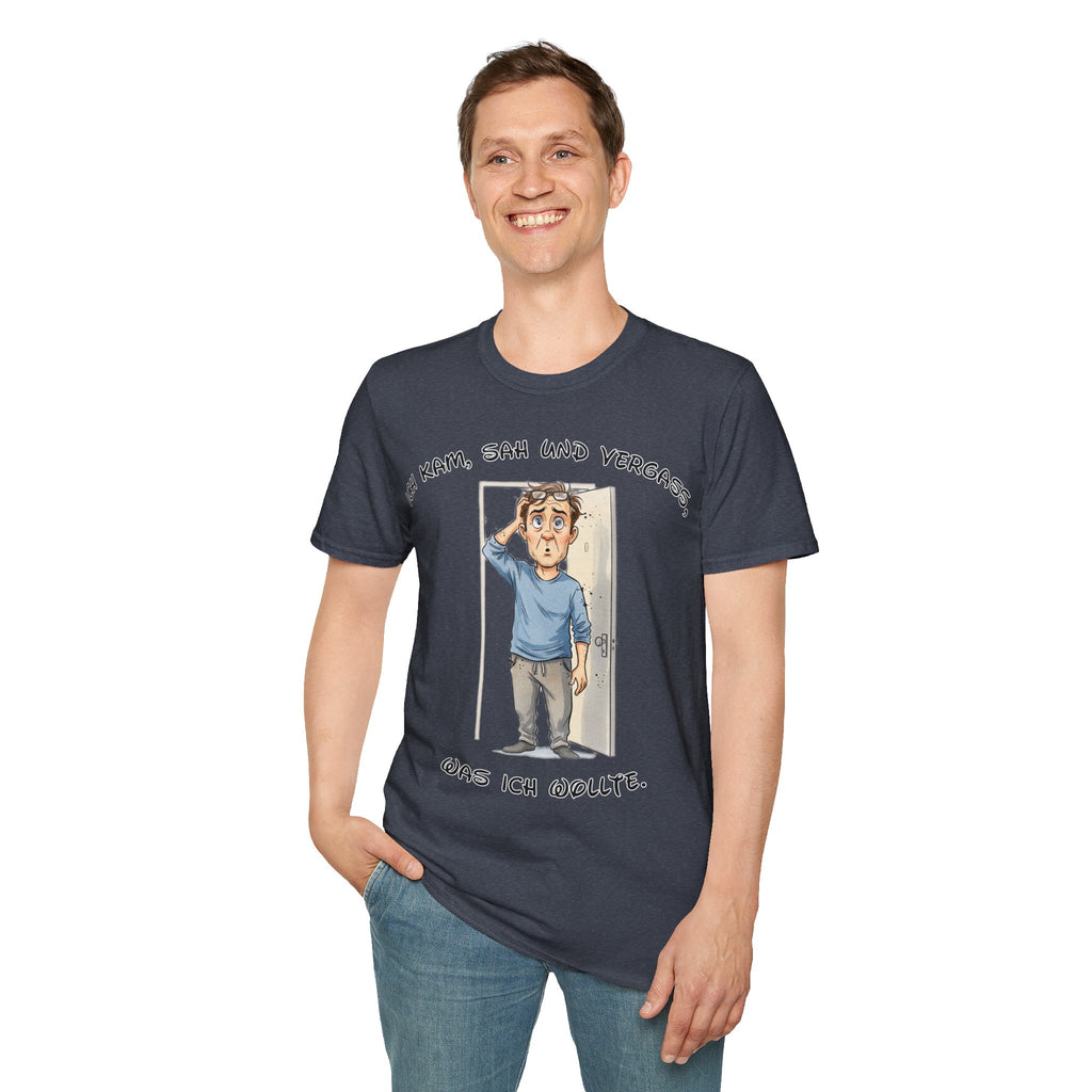 Ich kam, sah und vergaß T-Shirt | Karikatur | Phönix-Potsdam®