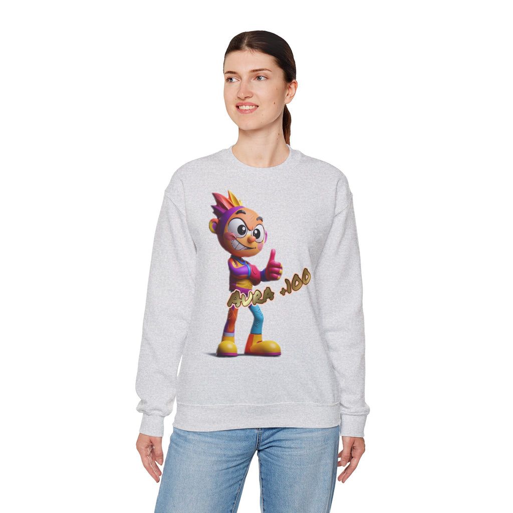 Sweatshirt „Aura +100“ | Humor | Phönix-Potsdam®