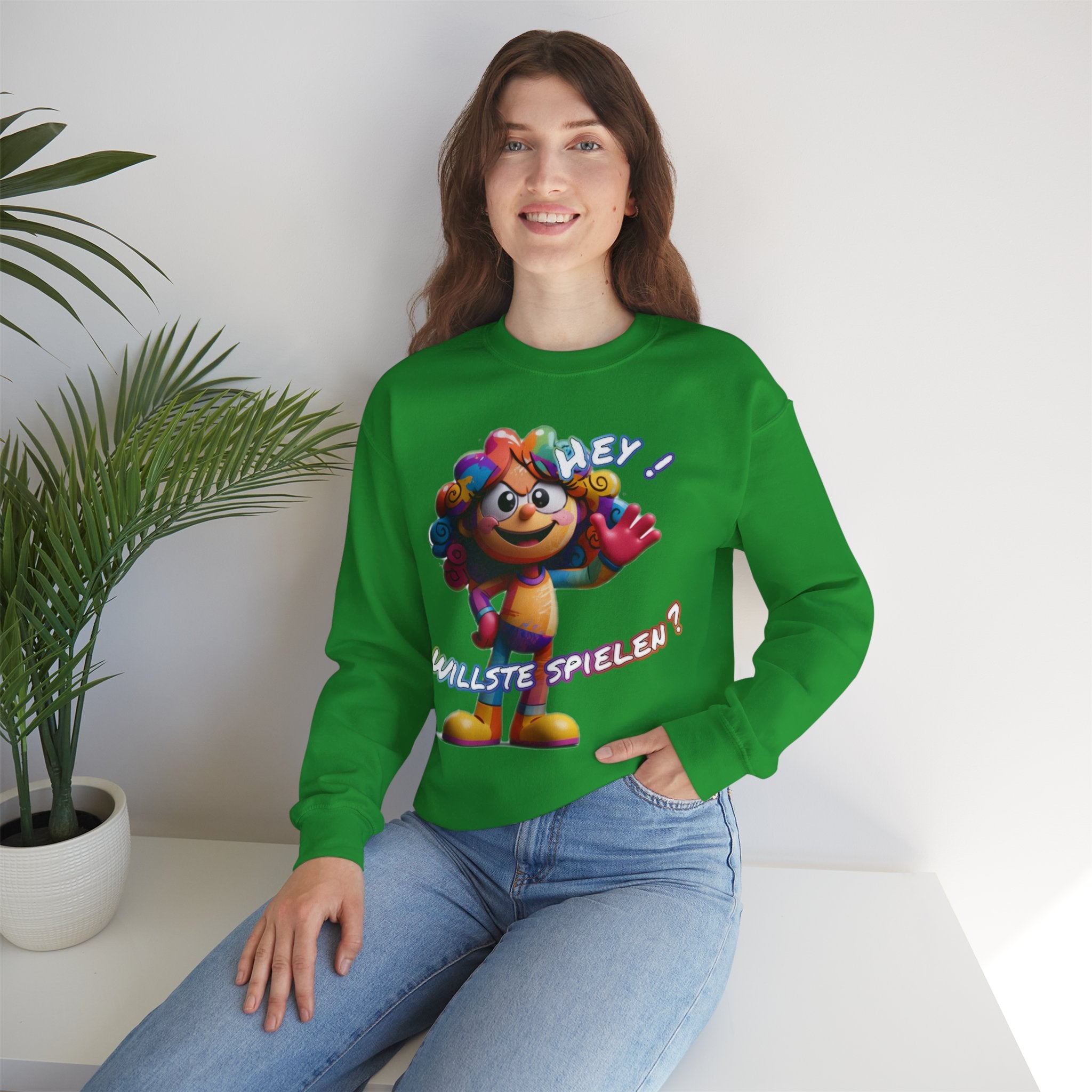 Sweatshirt „Hey! Willste spielen?“ | Humor | Phönix-Potsdam®