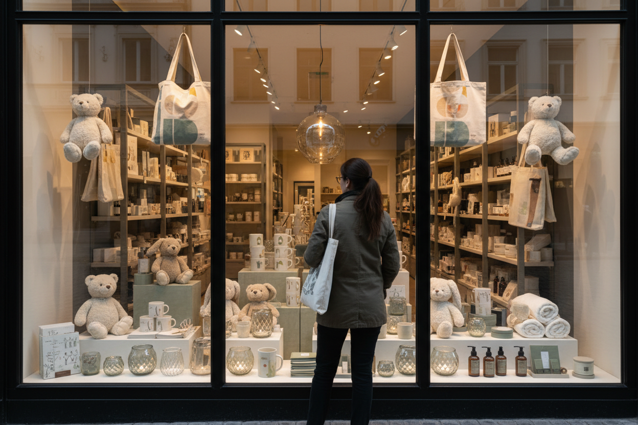 Accessoires Schaufenster-Display