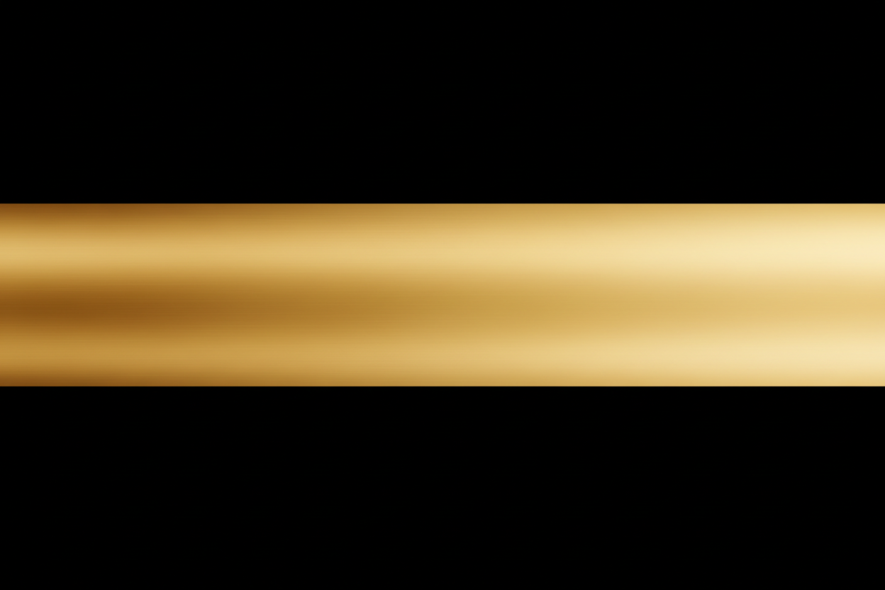Schmales Gold-Banner